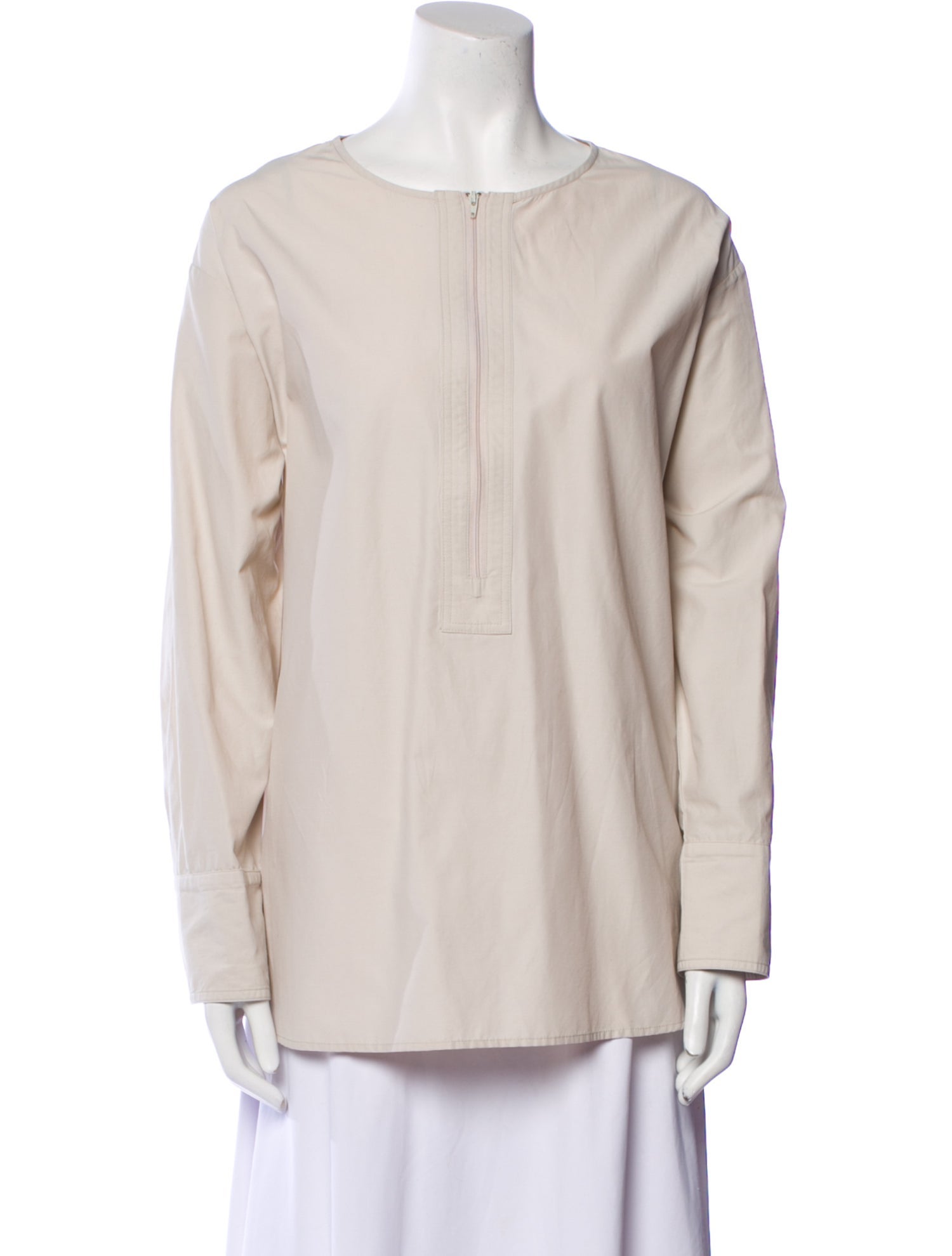 Deveaux Scoop Neck Long Sleeve Tunic