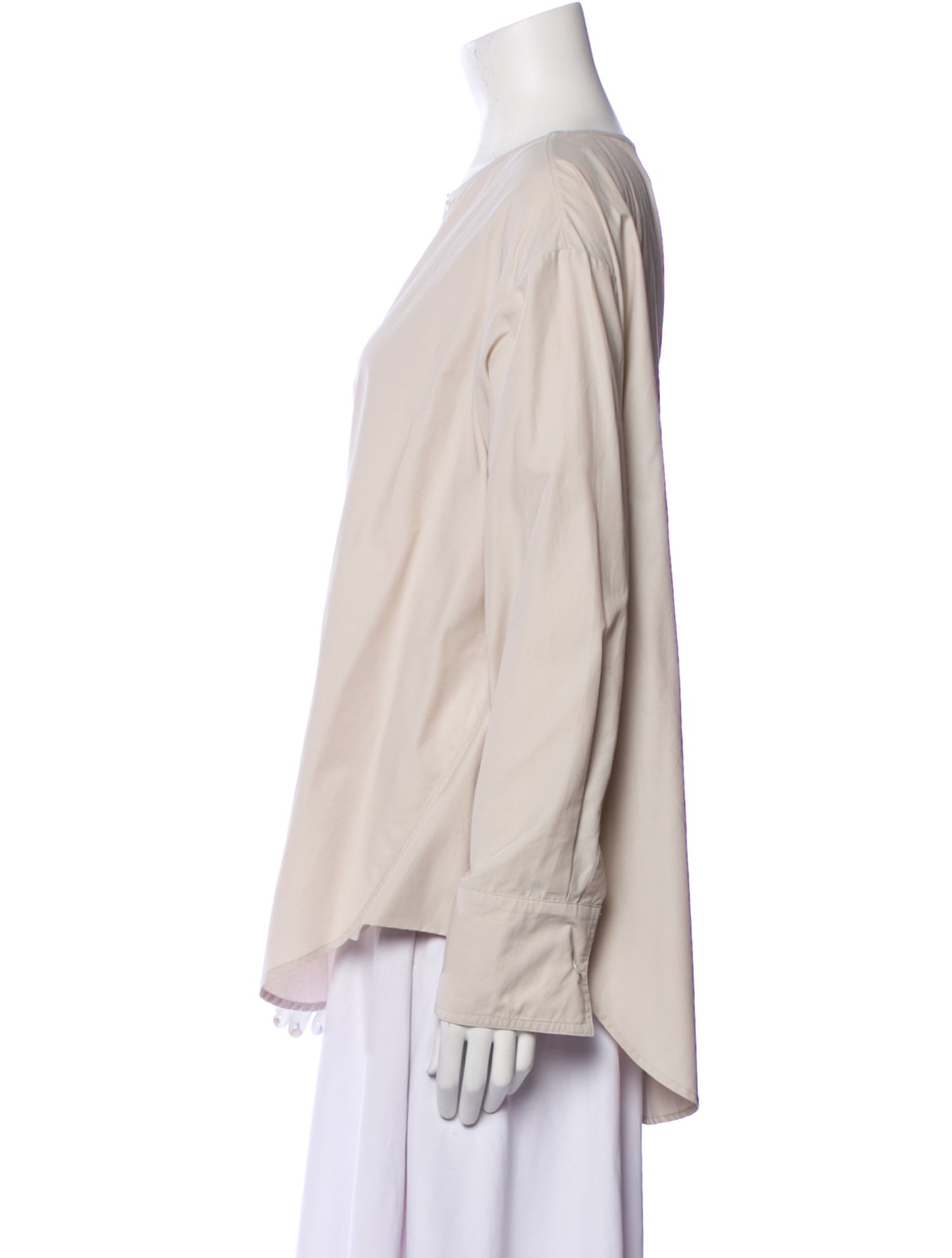 Deveaux Scoop Neck Long Sleeve Tunic