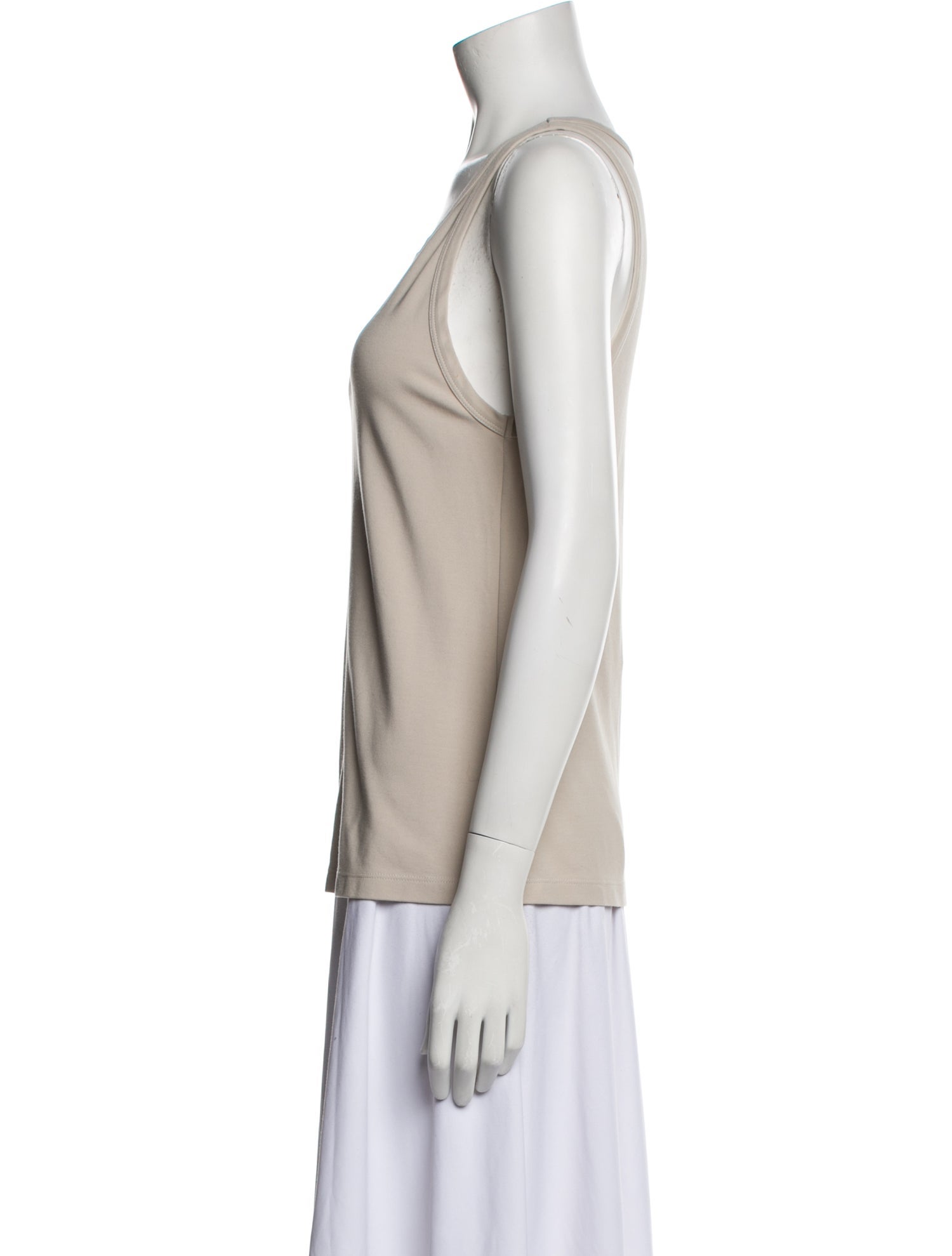 Deveaux Scoop Neck Sleeveless Top