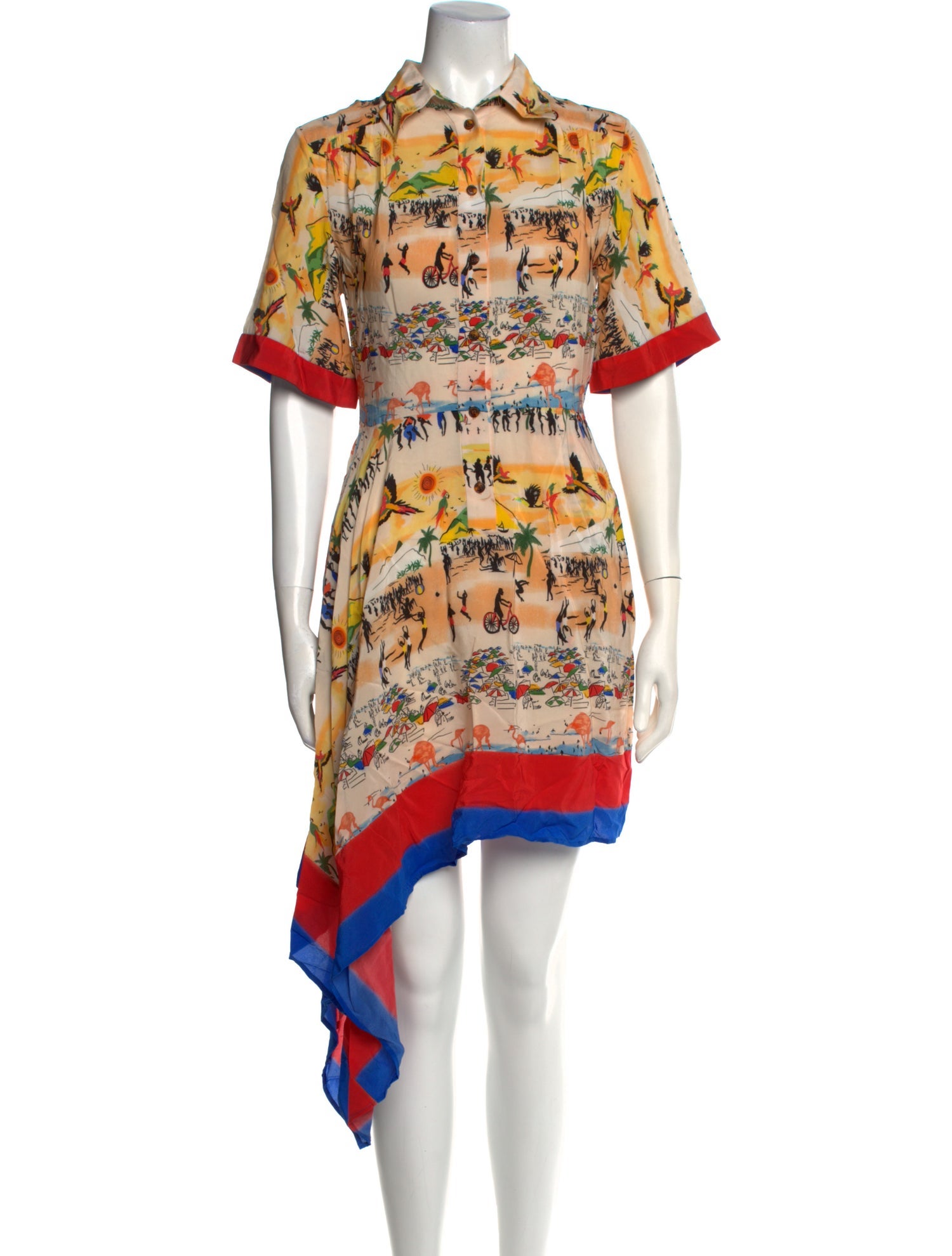 Deveaux Silk Long Dress