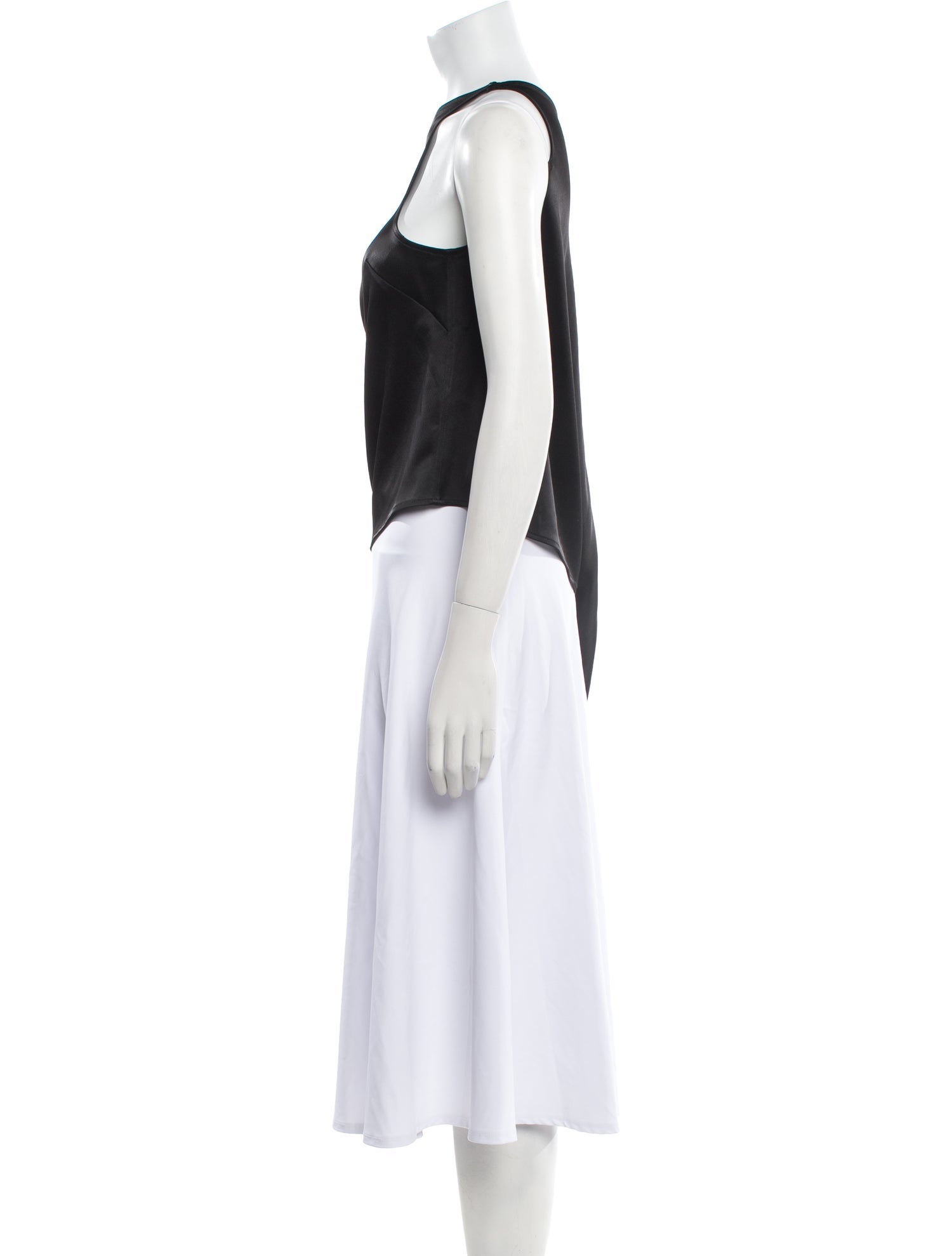 Deveaux One-Shoulder Sleeveless Top
