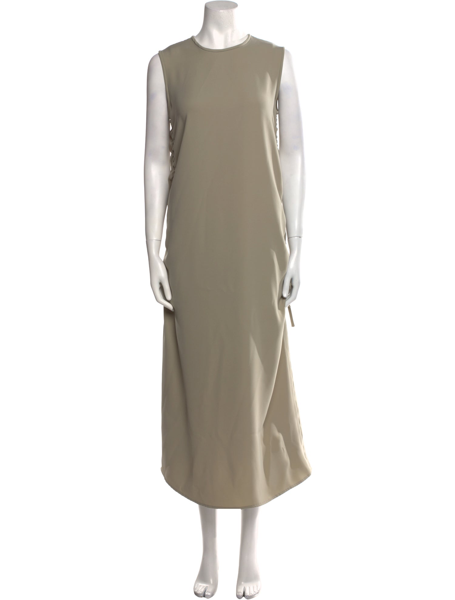 Deveaux Crew Neck Long Dress