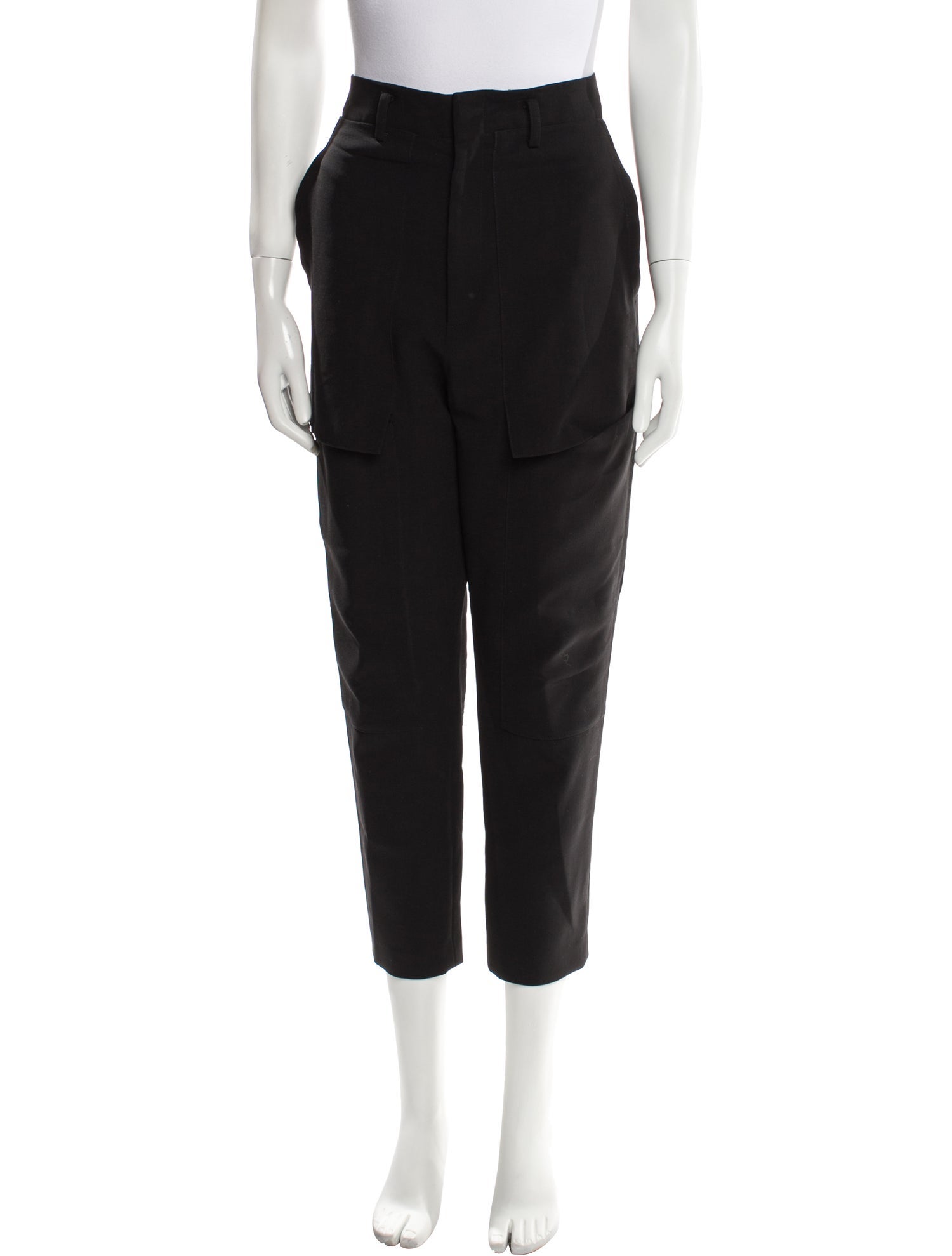 Deveaux Wool Straight Leg Pants