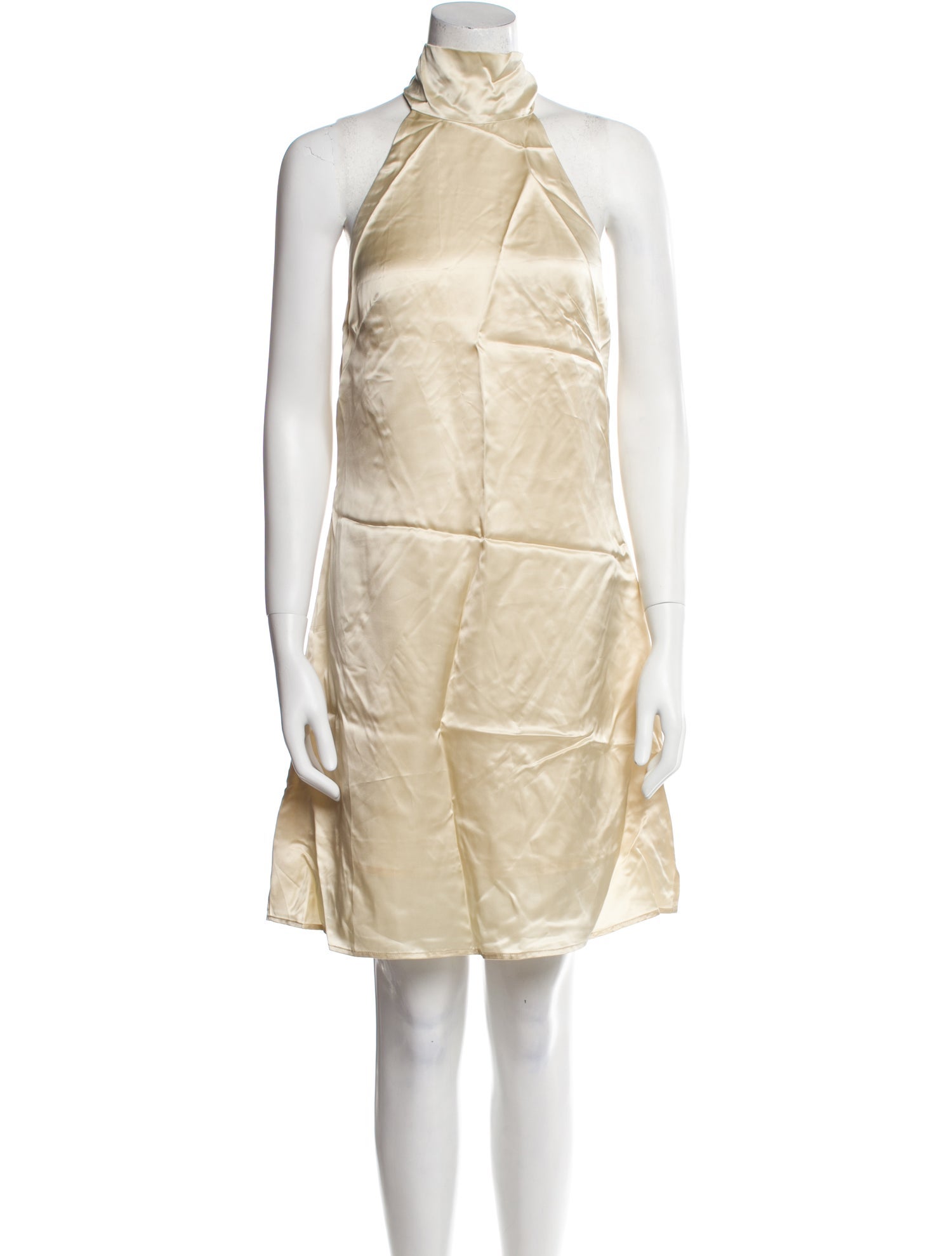 Deveaux Mock Neck Mini Dress