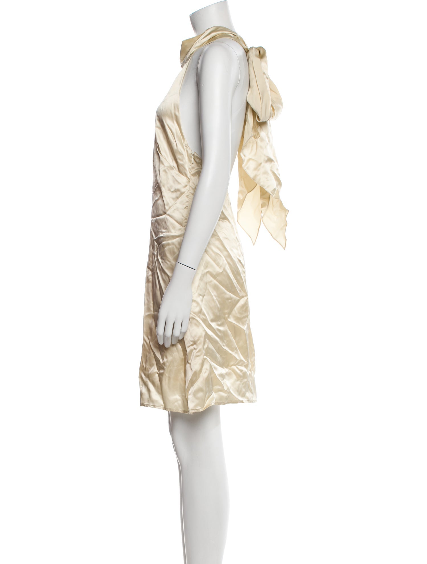 Deveaux Mock Neck Knee-Length Dress