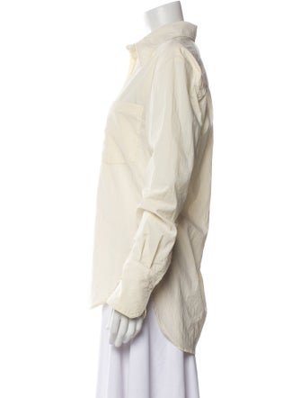 Deveaux Long Sleeve Button-Up Top