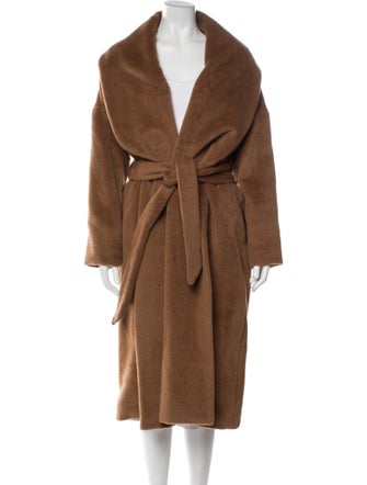 Deveaux Alpaca Faux Fur Coat