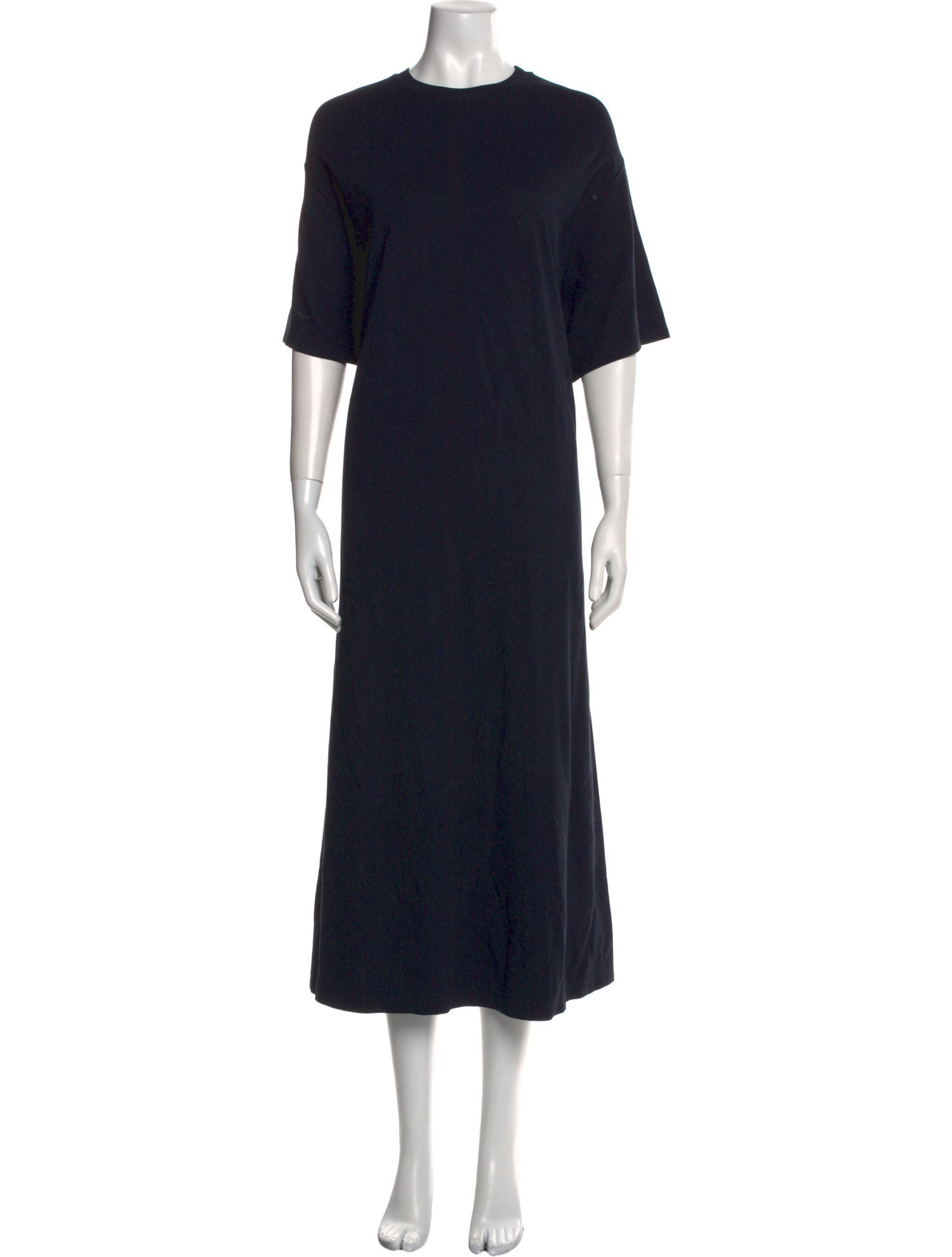 Deveaux Crew Neck Long Dress