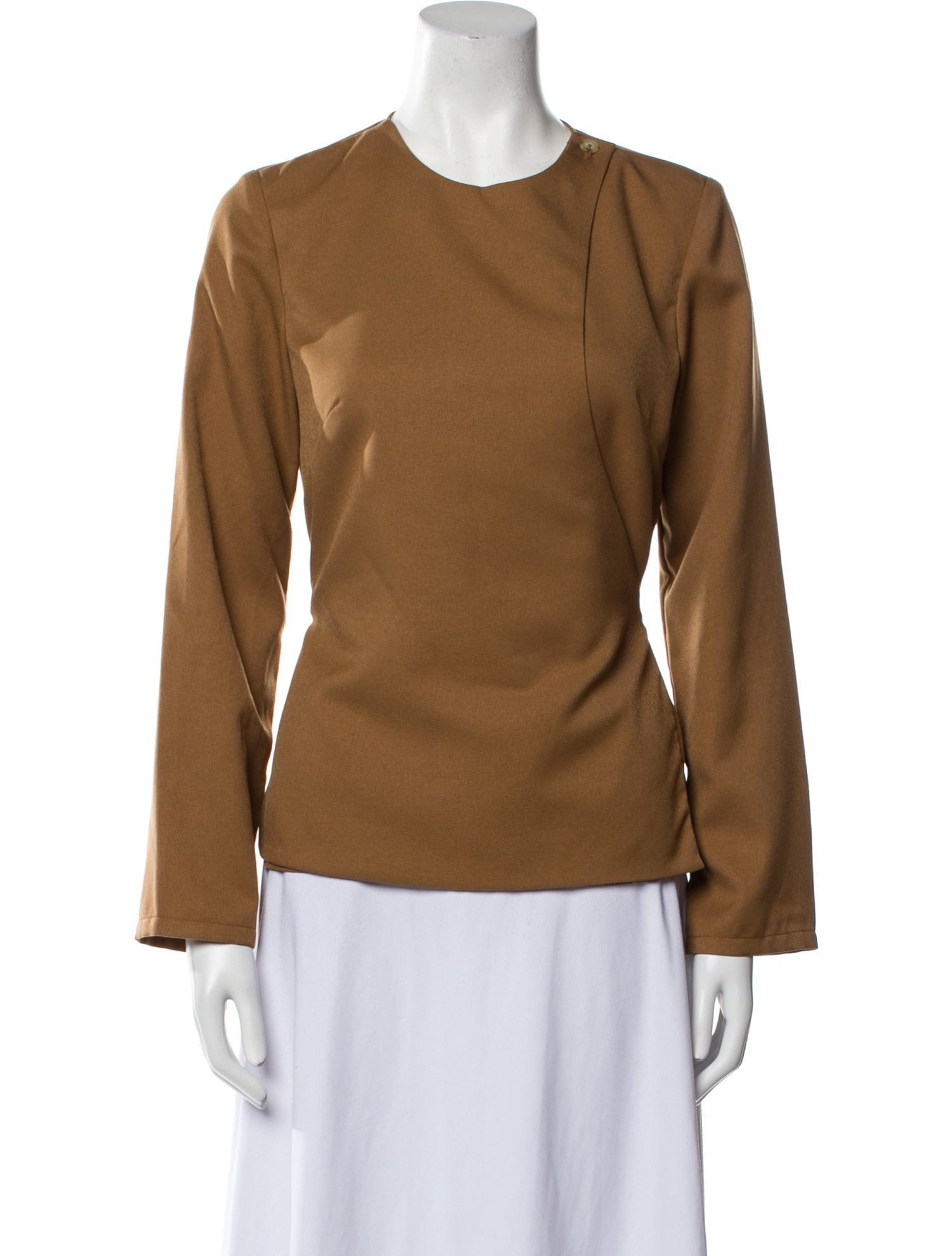 Deveaux Crew Neck Long Sleeve Top