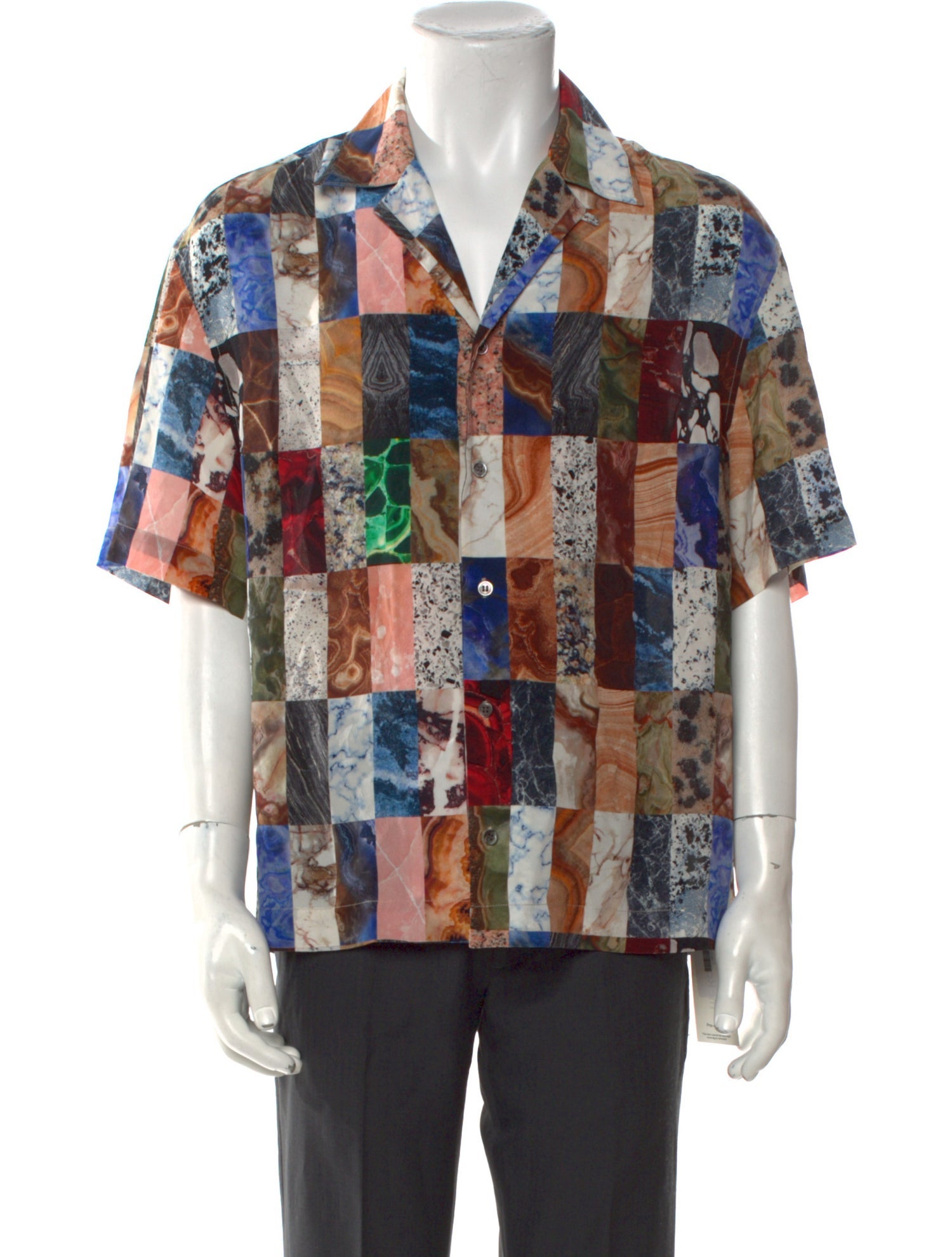 Deveaux Silk Printed Shirt