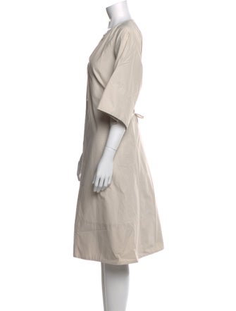 Deveaux V-Neck Midi Length Dress