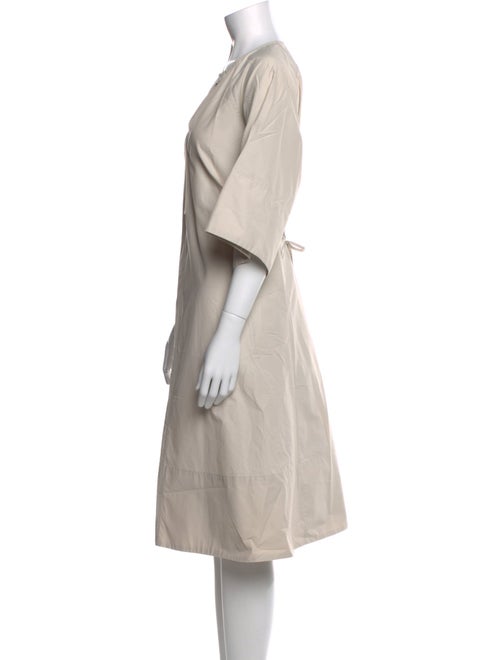 Deveaux V-Neck Midi Length Dress