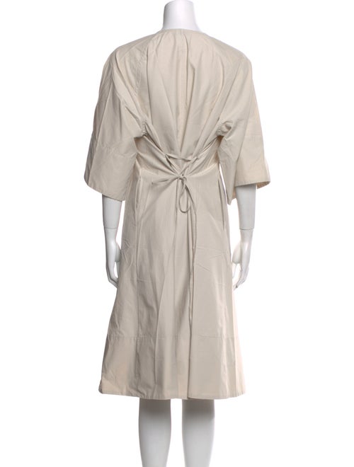 Deveaux V-Neck Midi Length Dress