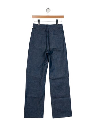 Deveaux High-Rise Wide Leg Jeans