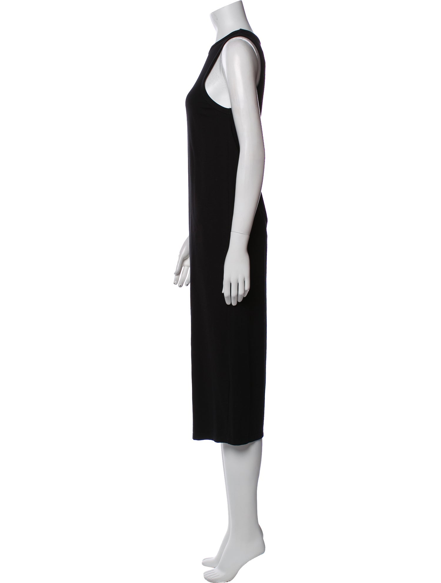 Deveaux Crew Neck Midi Length Dress