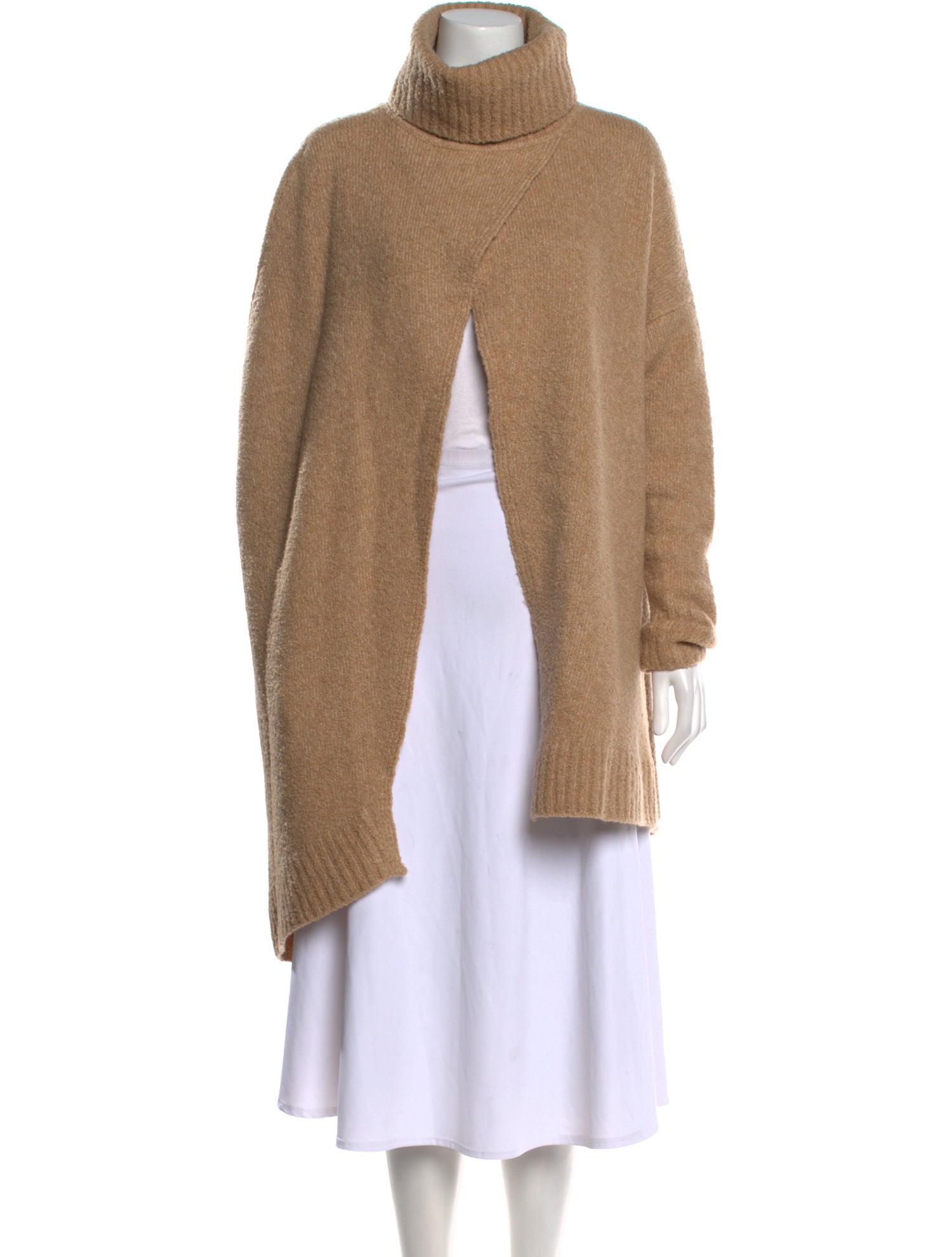Deveaux Virgin Wool Turtleneck Sweater