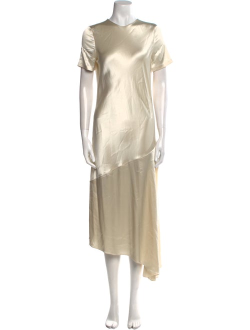 Deveaux Crew Neck Long Dress