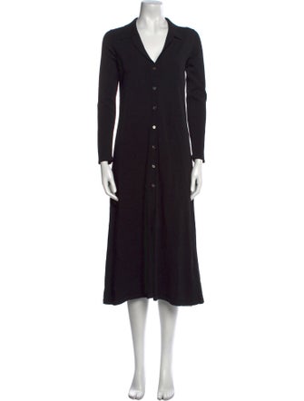 Deveaux V-Neck Midi Length Dress