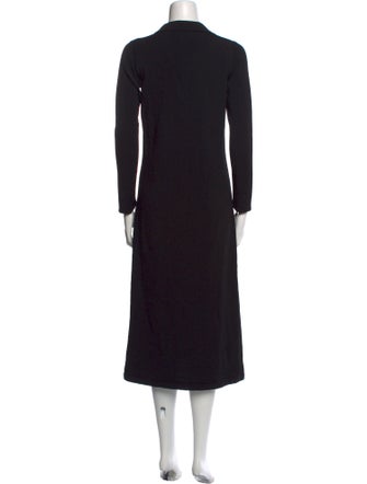 Deveaux V-Neck Midi Length Dress