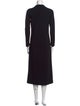 Deveaux V-Neck Midi Length Dress