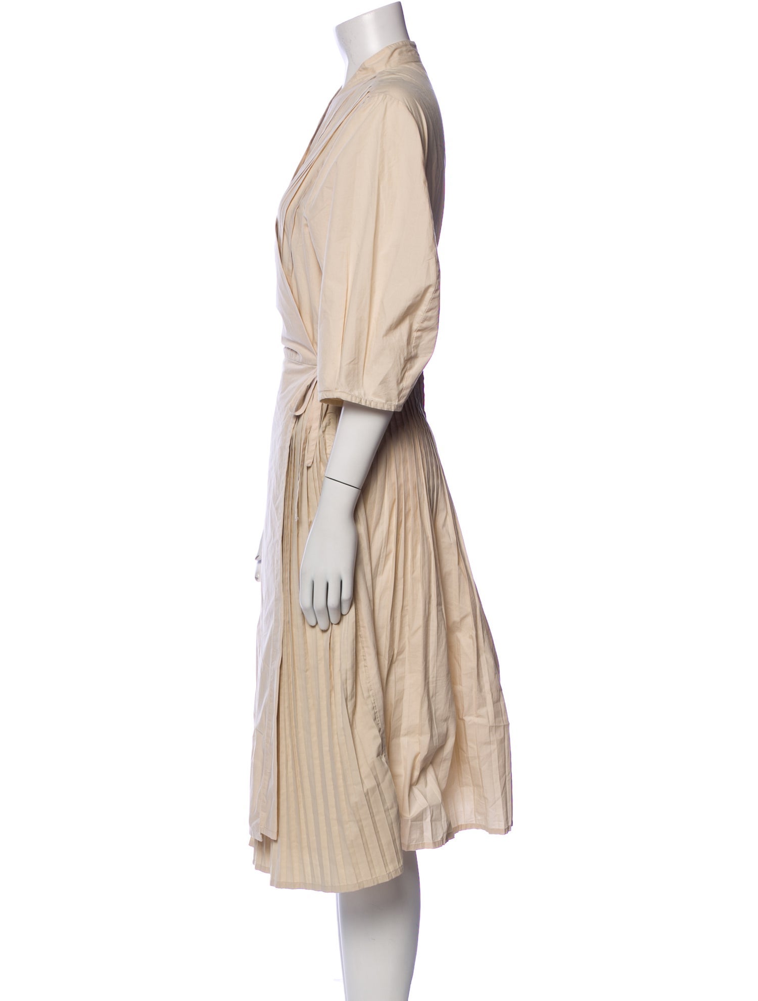 Deveaux V-Neck Midi Length Dress