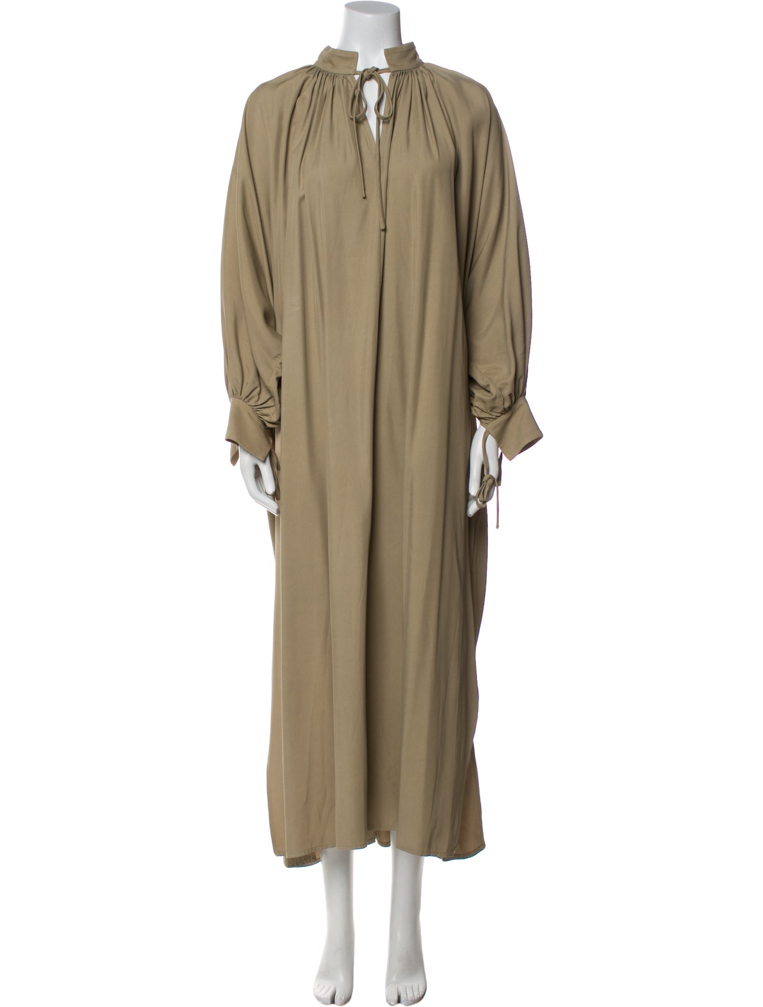 Deveaux Mock Neck Long Dress