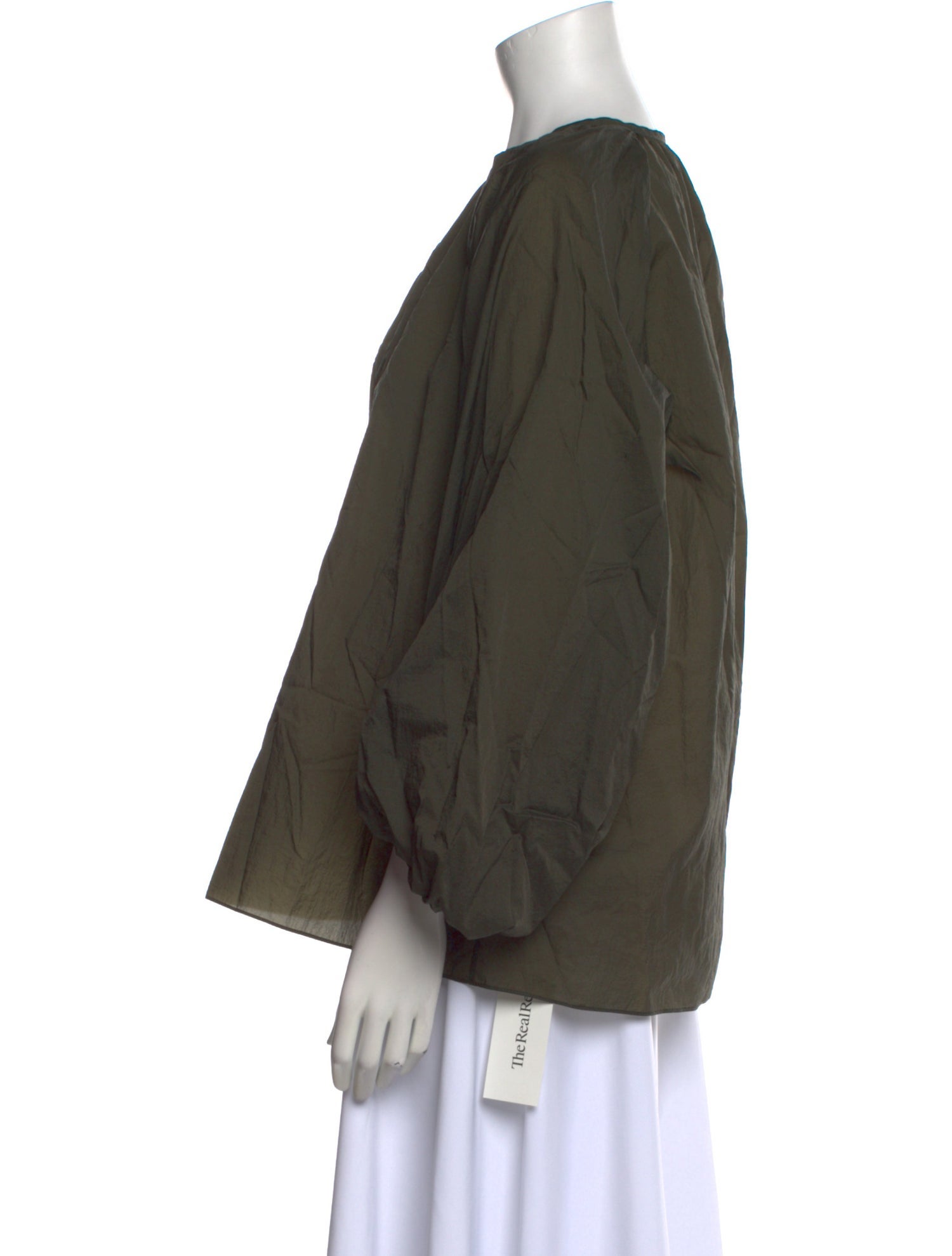 Deveaux V-Neck Three-Quarter Sleeve Blouse