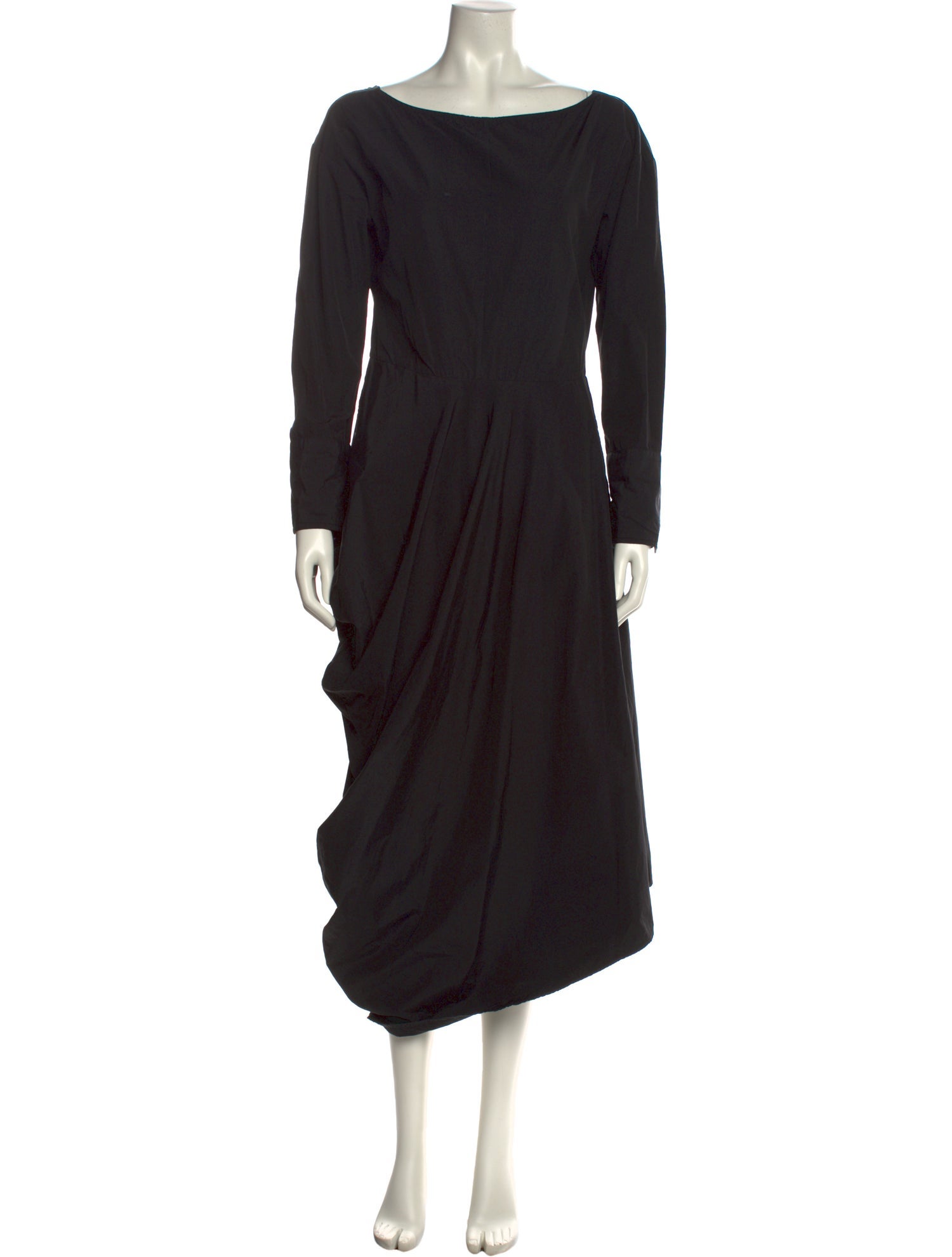 Deveaux Bateau Neckline Long Dress