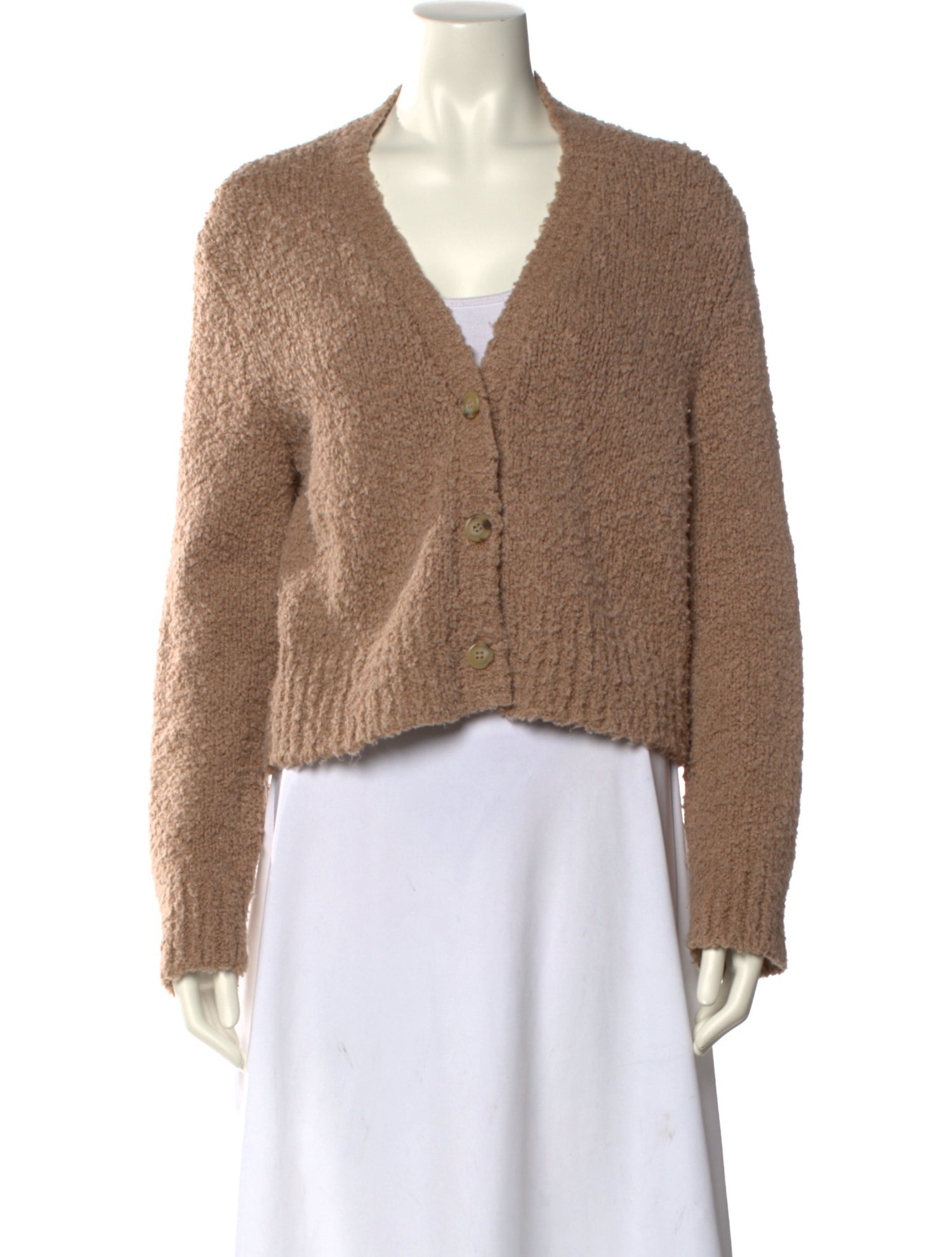 Deveaux Merino Wool V-Neck Sweater