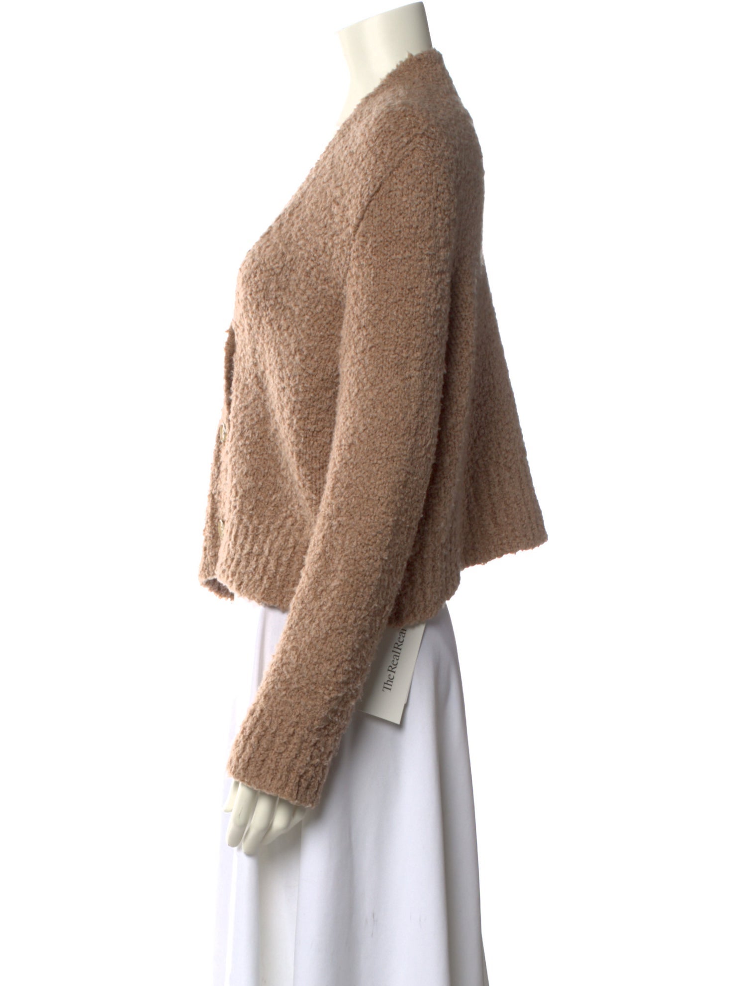 Deveaux Merino Wool V-Neck Sweater