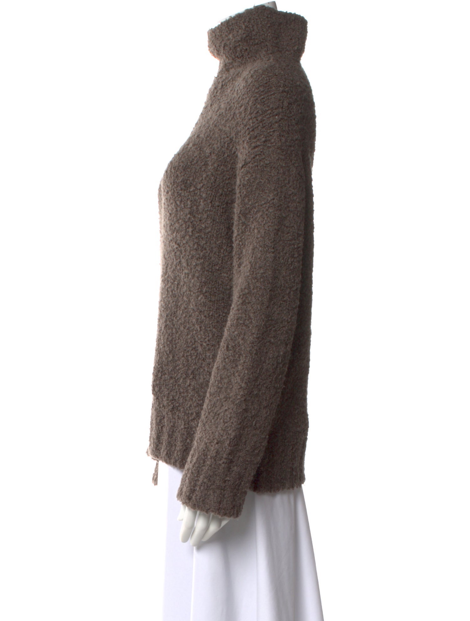 Deveaux Merino Wool Turtleneck Sweater