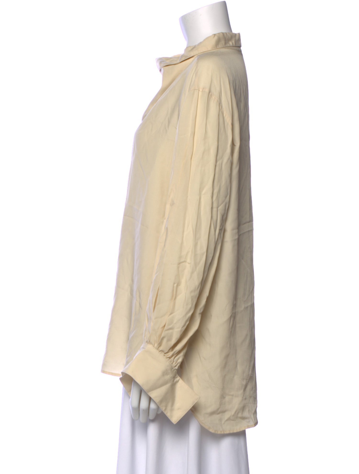 Deveaux Cowl Neck Long Sleeve Blouse