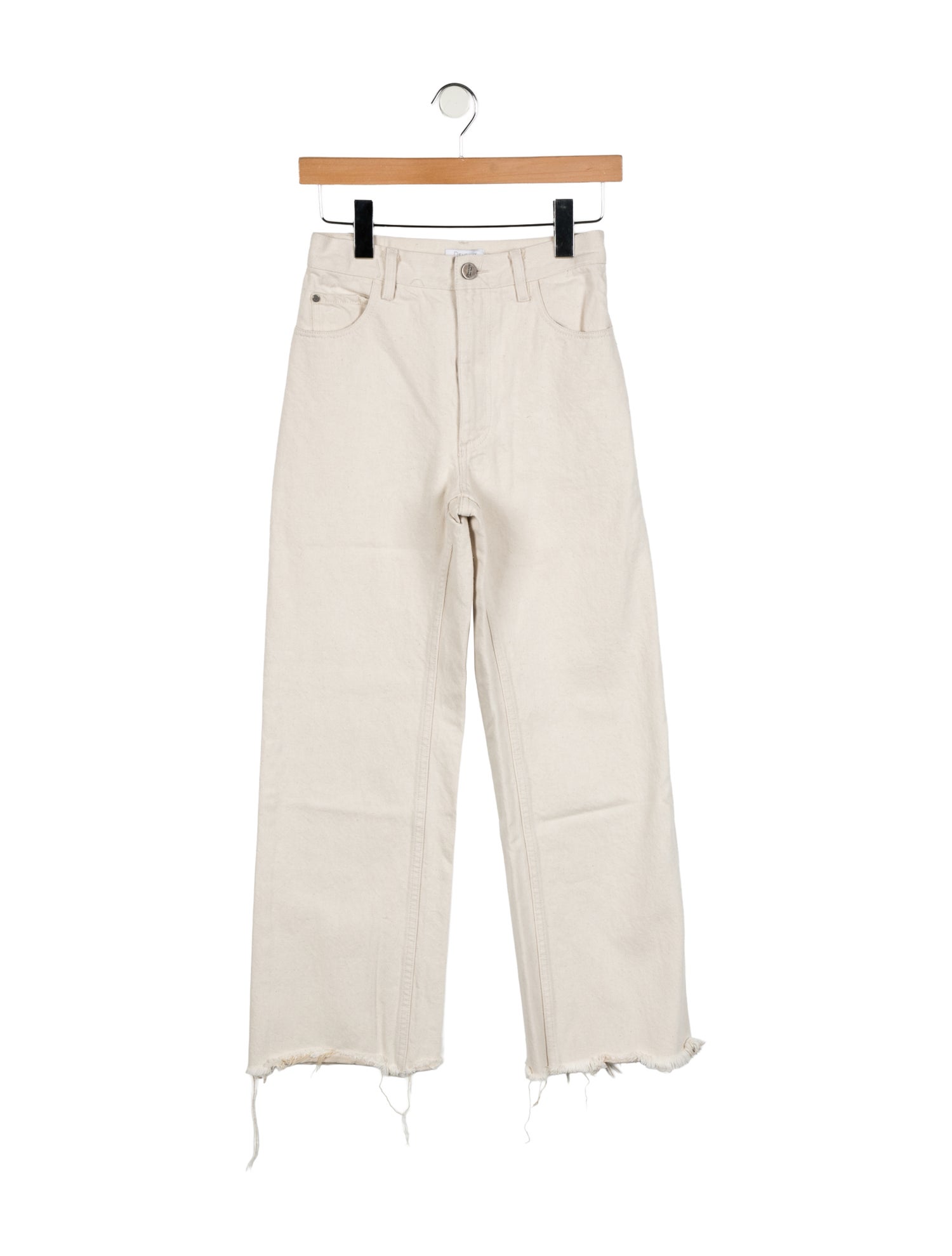 Deveaux Mid-Rise Wide Leg Jeans