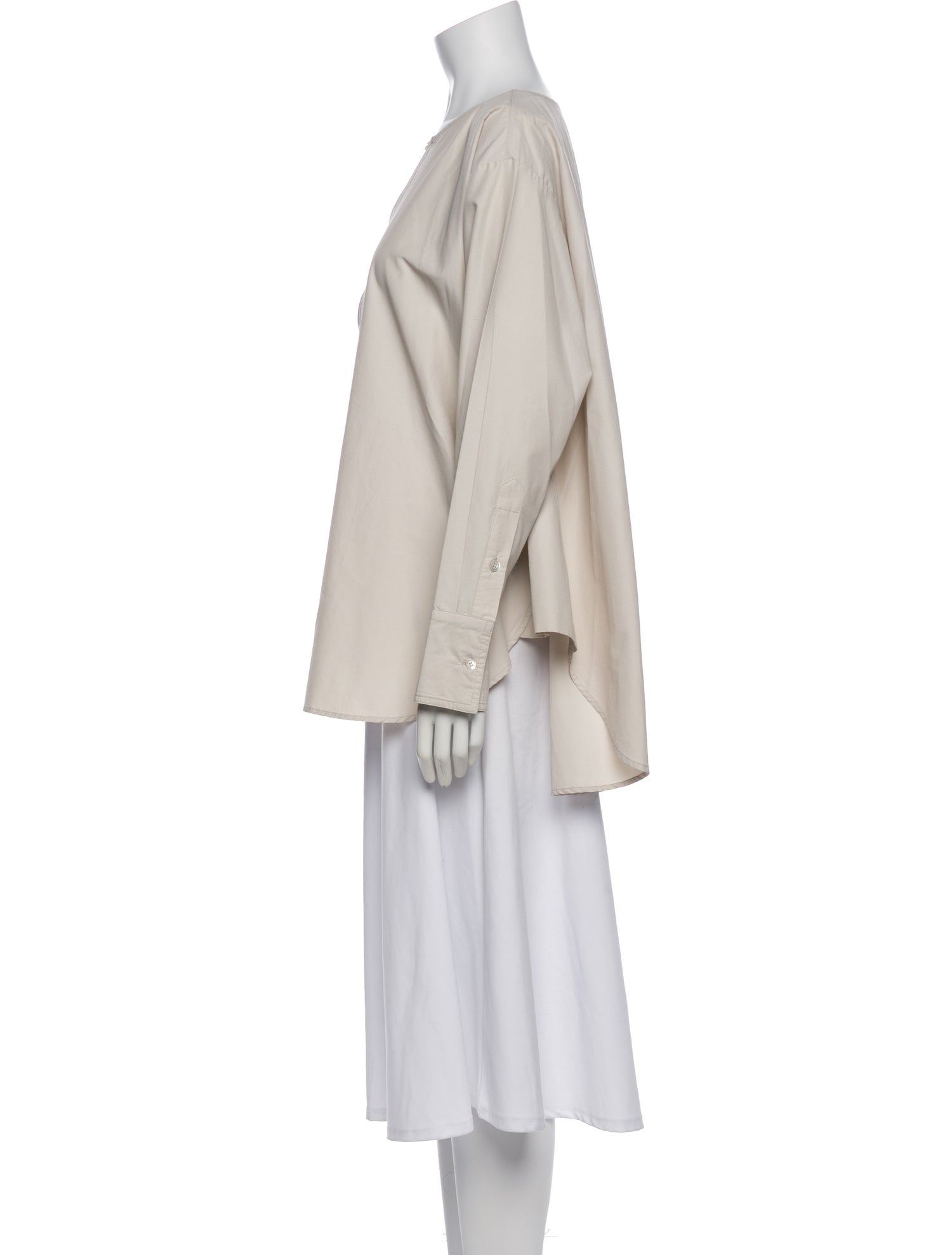 Deveaux Crew Neck Long Sleeve Blouse