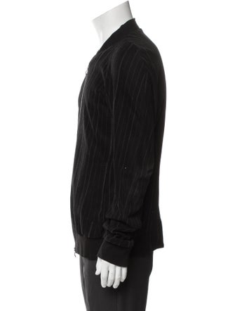 Devoa Striped Bomber Jacket