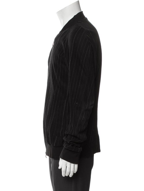 Devoa Striped Bomber Jacket