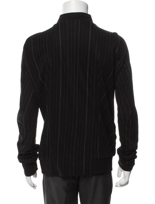 Devoa Striped Bomber Jacket