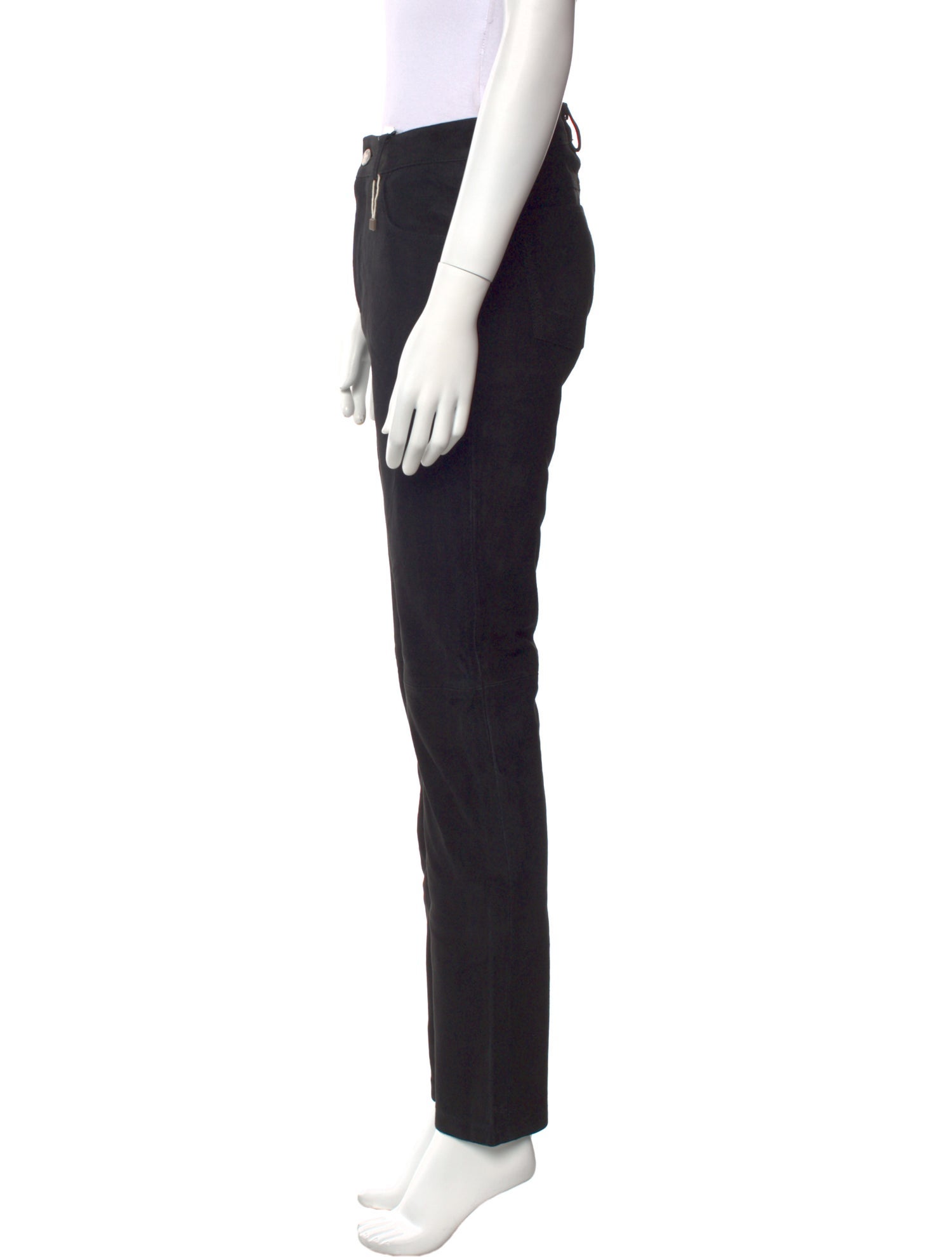 Deadwood Leather Straight Leg Pants