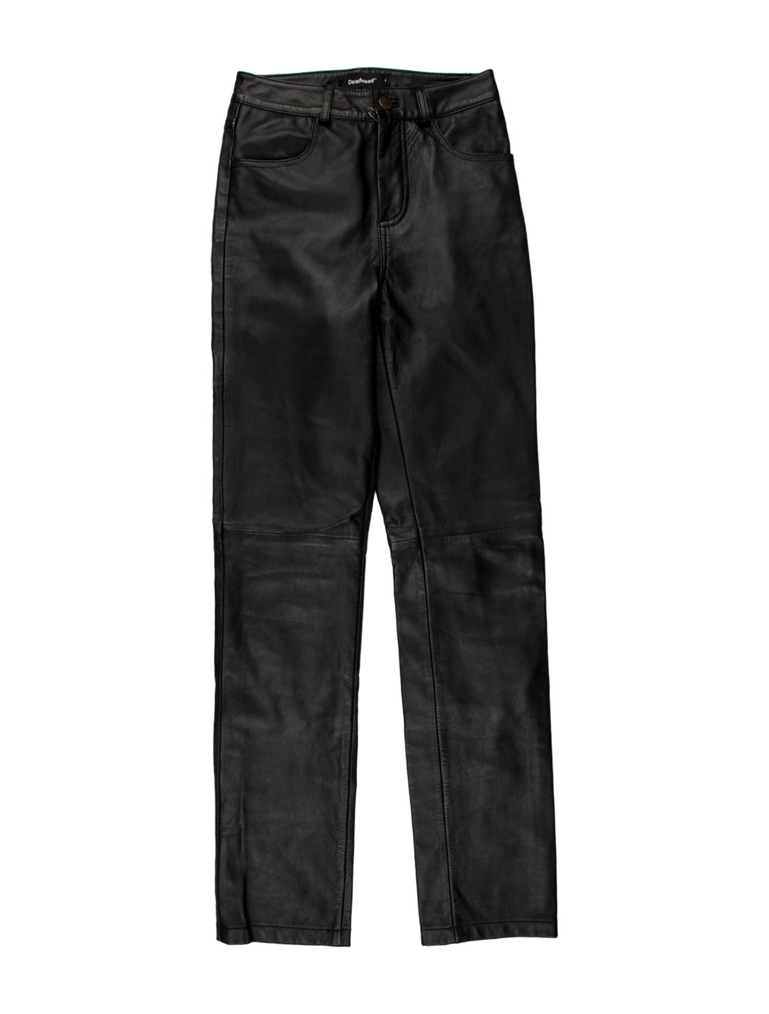 Deadwood Lambskin Straight Leg Pants