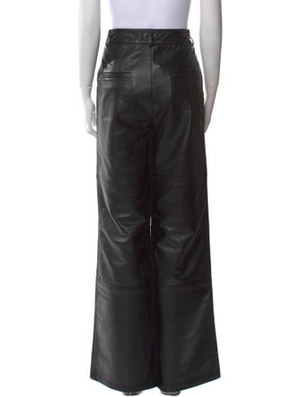 Deadwood Leather Wide Leg Pants