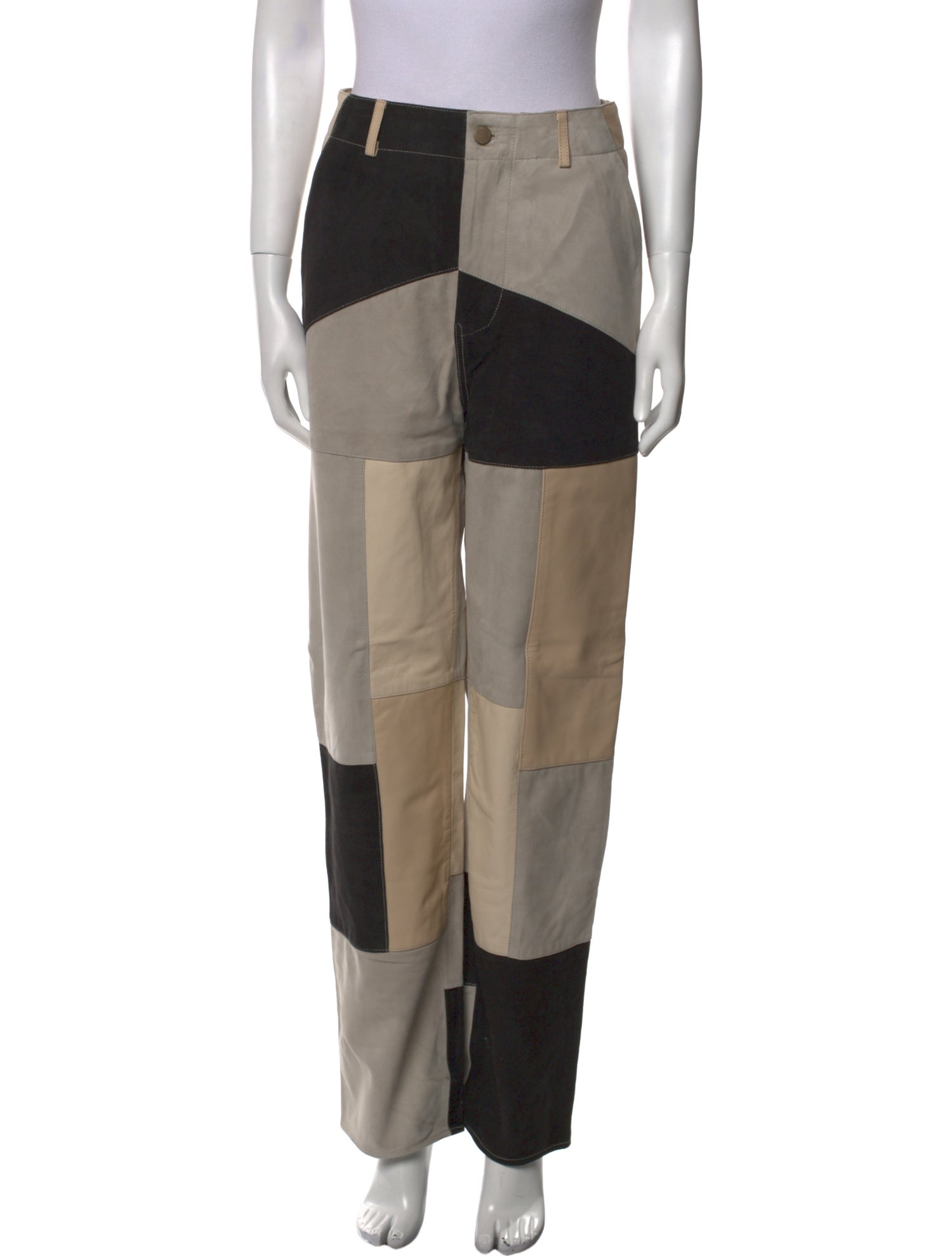 Deadwood Lambskin Straight Leg Pants