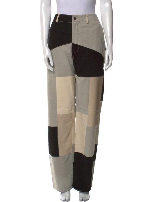 Deadwood Lambskin Straight Leg Pants