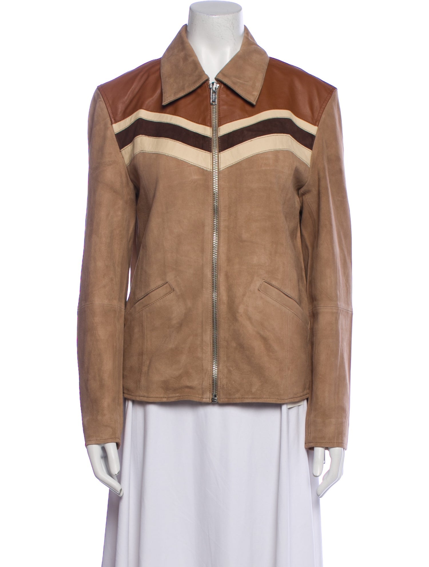 Deadwood Lambskin Printed Jacket w/ Tags