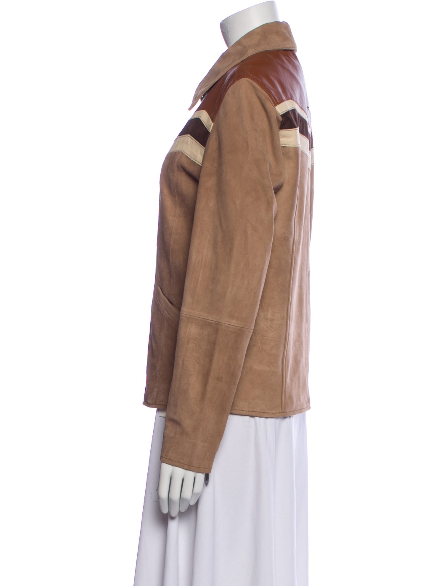 Deadwood Lambskin Printed Jacket w/ Tags