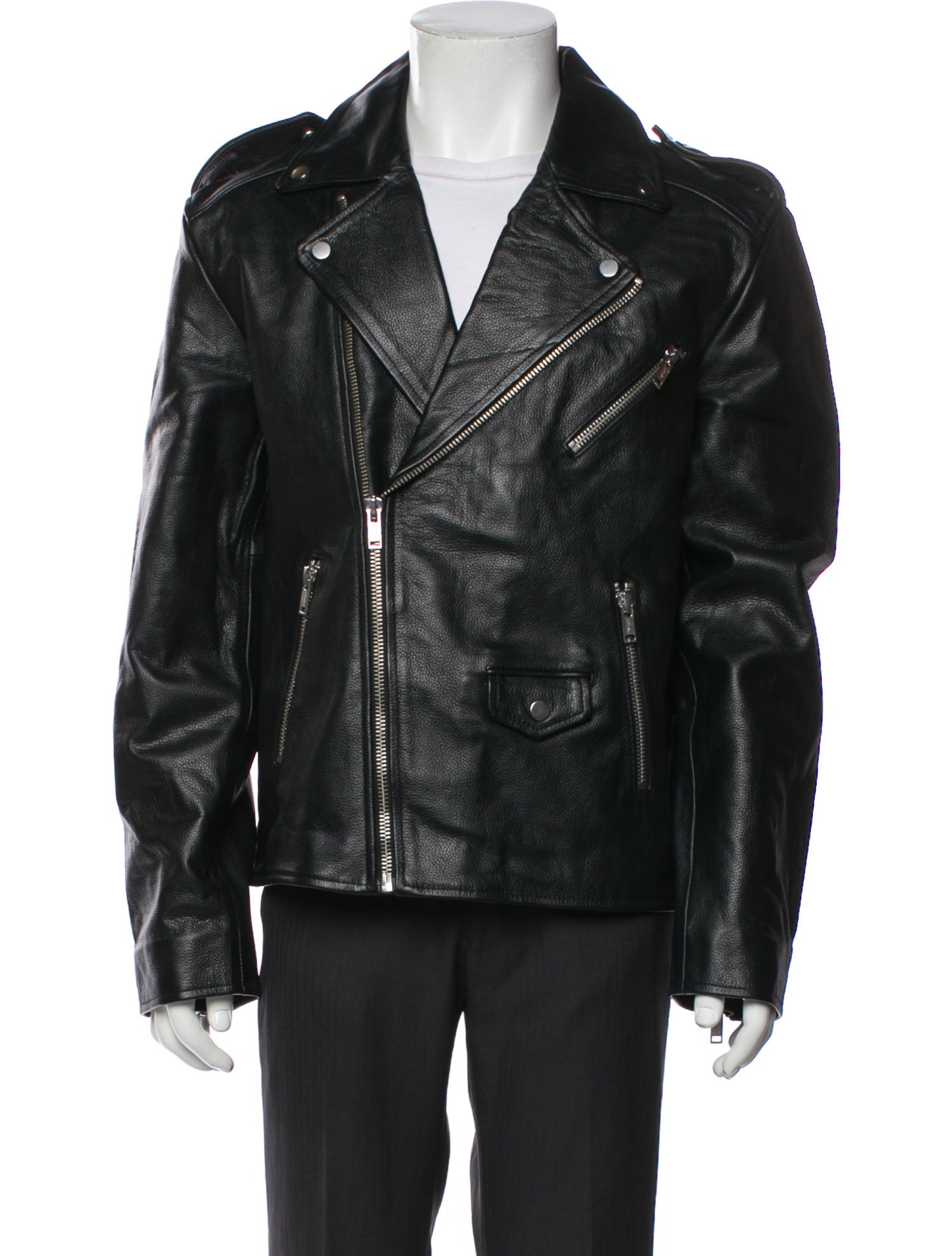 Deadwood Lamb Leather Moto Jacket w/ Tags
