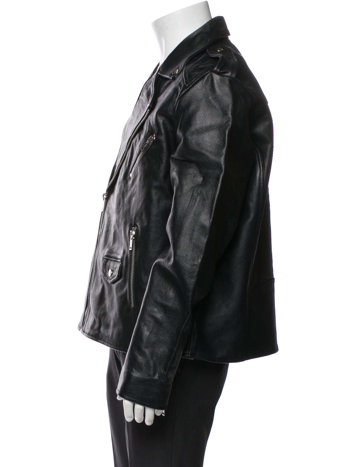 Deadwood Lamb Leather Moto Jacket w/ Tags