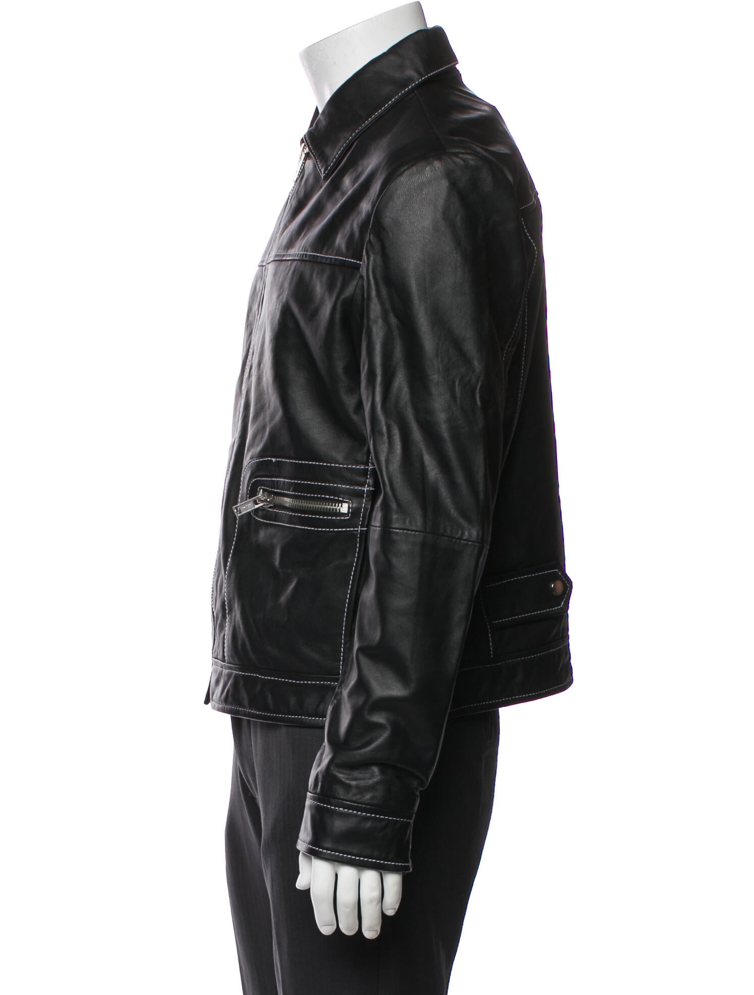 Deadwood Lambskin Moto Jacket w/ Tags