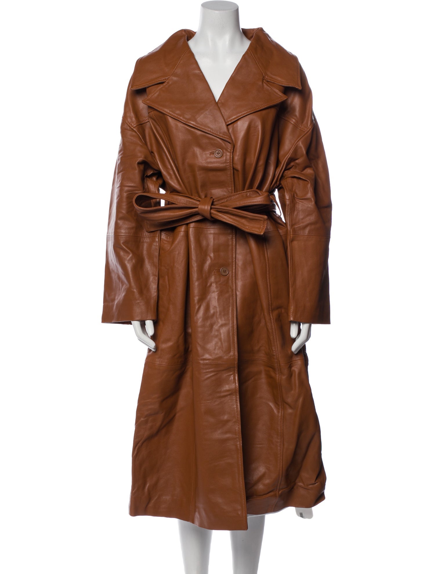 Deadwood Lambskin Trench Coat