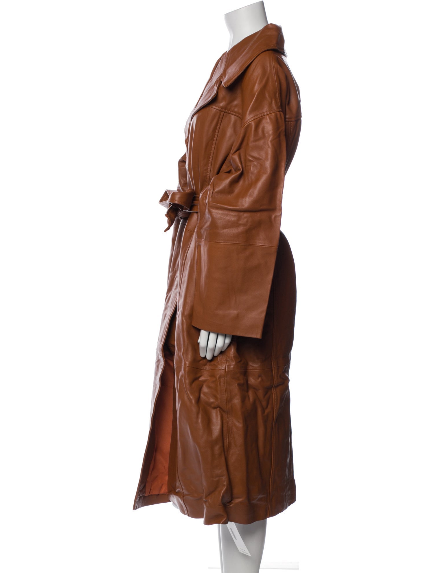 Deadwood Lambskin Trench Coat