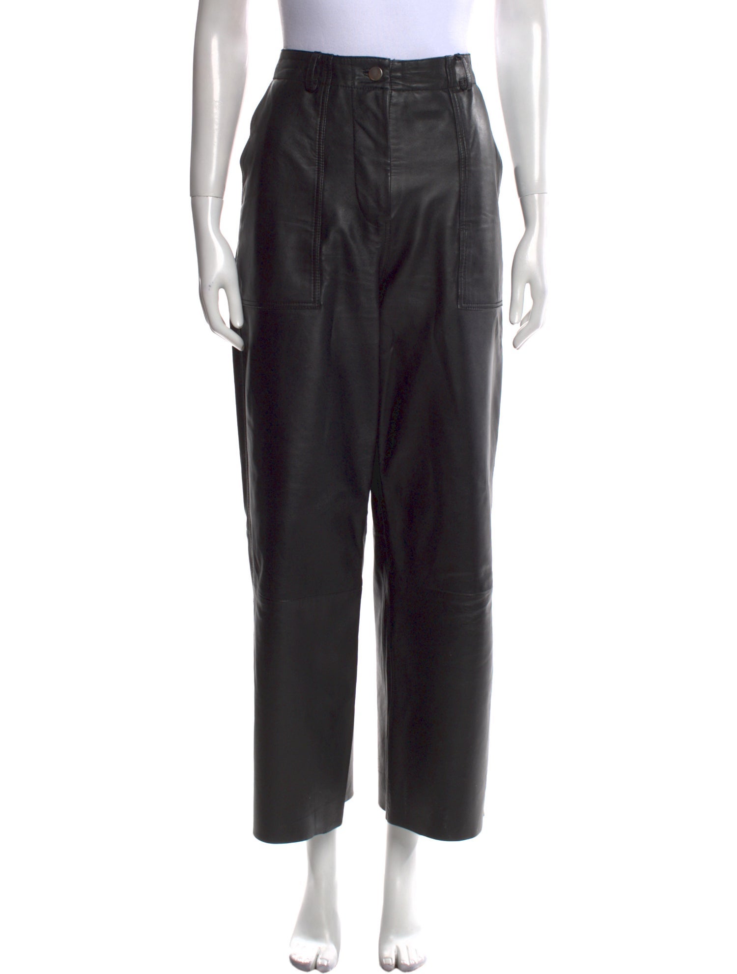 Deadwood Leather Wide Leg Pants